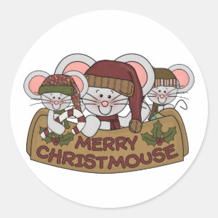 Adesivo Christmouse alegre