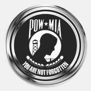 ADESIVO CHROME POW MIA