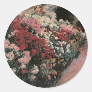 Adesivo Chrysanthemums por Dennis Bunker Miller, Belas Art