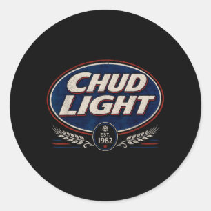 Adesivo Chud Light Engraçado Paródia Cerveja Estilo Humor
