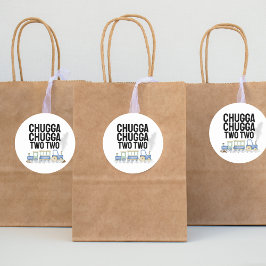 Adesivo Chugga Chugga Dois | Aniversário | Vinhetas de Fav