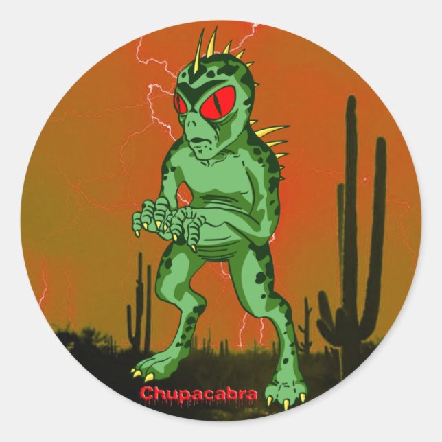 Adesivo Chupacabra Sticker (Frente)