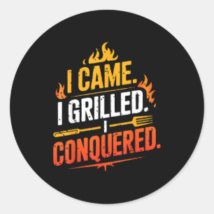 Adesivo Churrasco bbq piada grelhar mestre cozinheiro chef