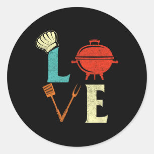 Adesivo Churrasco de amor sobre Pitmaster Griling Barbecue