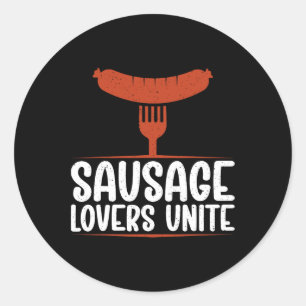Adesivo Churrasco de união de salsichas