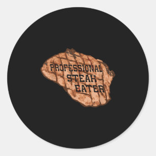 Adesivo Churrasco Engraçado Anti-Vegan Professional Steak 