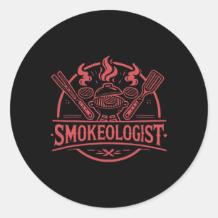 Adesivo Churrasco fumante Ferramentas fumantes de carne Gr