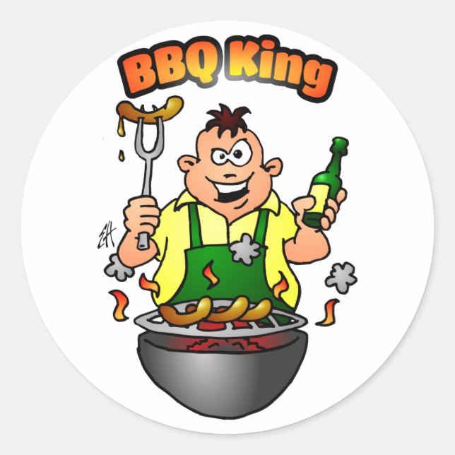 Adesivo CHURRASCO King (Frente)