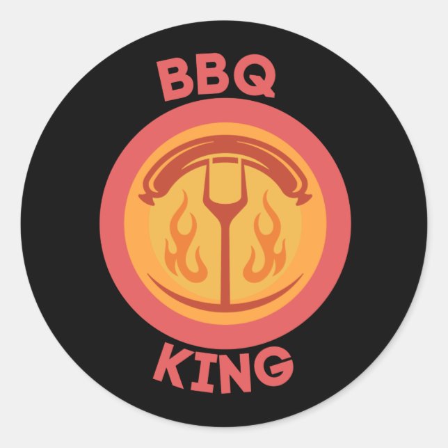 ADESIVO CHURRASCO KING (Frente)