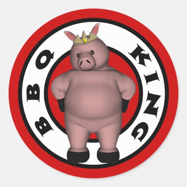 Adesivo CHURRASCO King Stickers (Frente)