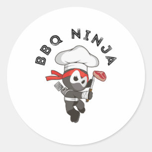 Adesivo Churrasco Ninja