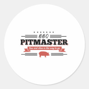 Adesivo Churrasco Pitmaster Baixo E Lento É O Caminho De I