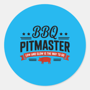 Adesivo Churrasco Pitmaster Churrasqueira Lenta