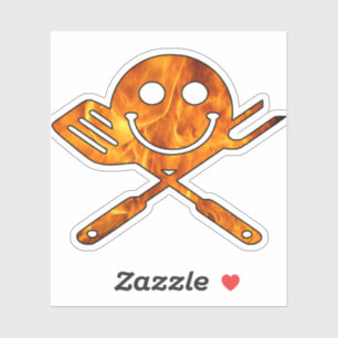 Adesivo Churrasco tóxico - Jolly Roger