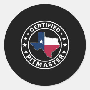 Adesivo Churrasqueiro Certificado Texano Churrasco Texas B