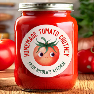 Adesivo Chutney de Tomate Caseiro com sua receita