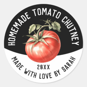 Adesivo Chutney de Tomate Comestível Caseiro