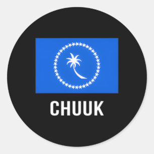 Adesivo Chuuk Flag Chuukese
