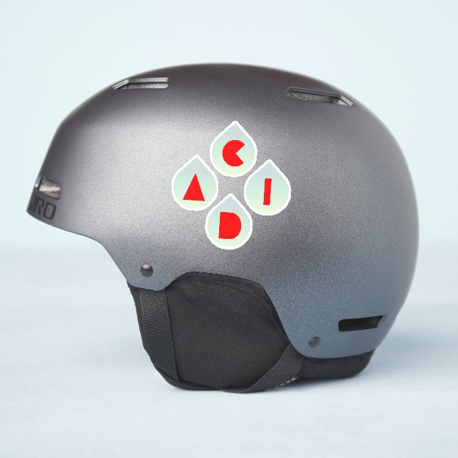 Adesivo Chuva ácida (Lado do capacete)