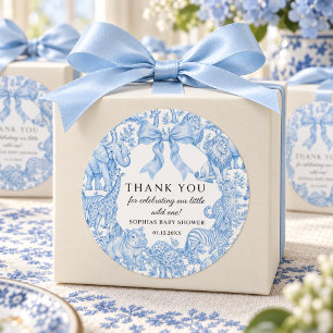 Adesivo Chuva Azul de Toile de Jouy Safari Menino Baby Sho