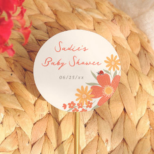 Adesivo Chuva de Amor Bebê Menina Baby Shower