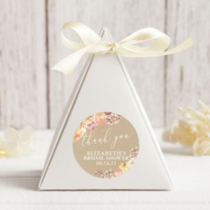 Adesivo Chuva de Amor Floral Chá de Noiva