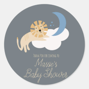 Adesivo Chuva de Amor Leãozinho Fofinho Baby Shower