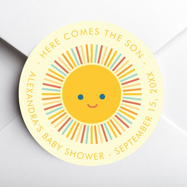 Adesivo Chuva de Amor para o Menino Baby Shower  (Criador carregado)
