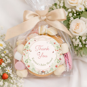 Adesivo Chuva de Amor Pequeno Bebê, Obrigado por Comparece