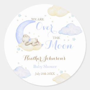 Adesivo Chuva de Balões Baby Shower do Ursinho