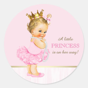Adesivo Chuva de Bebê Bailarina Princesa Tutu Pérolas