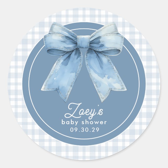 Adesivo Chuva de Bebê Blue Jean Baby (Frente)