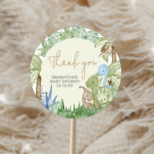 Adesivo Chuva de Bebê Dinossauro Verde 