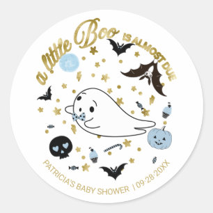 Adesivo Chuva de Bebê Fantasminha Menino Halloween