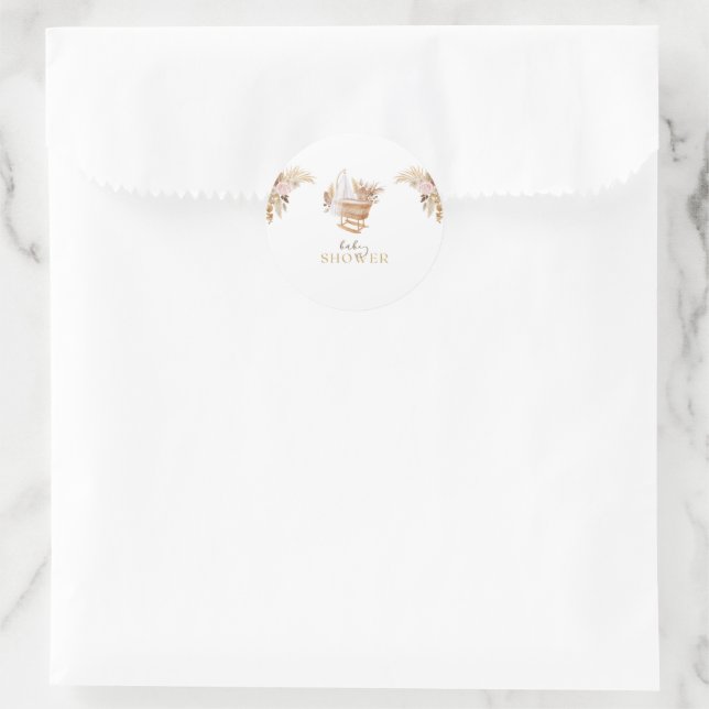Adesivo Chuva de Bebê Floral Berço  (Bolsa)
