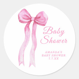 Adesivo Chuva de Bebê Menina Arco Rosa