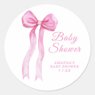 Adesivo Chuva de Bebê Menina Arco Rosa