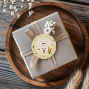 Adesivo Chuva de Bebê Urso Abelha Bumble Obrigado