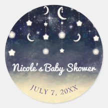 Chuva de Estrelas Celestiais Baby Shower em Aquare