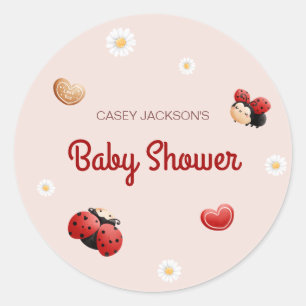 Adesivo Chuva de Flores Joia Bebê Ladybug