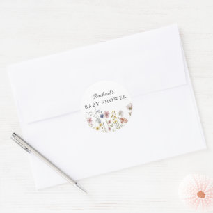 Adesivo Chuva de Flores Silvestres Boho Baby Shower