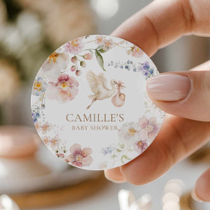 Adesivo Chuva de Flores Silvestres para Bebê
