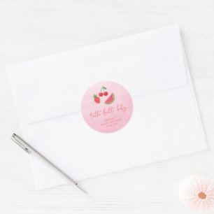 Adesivo Chuva de Frutas Baby Shower