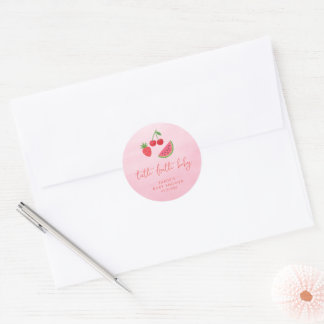 Adesivo Chuva de Frutas Baby Shower