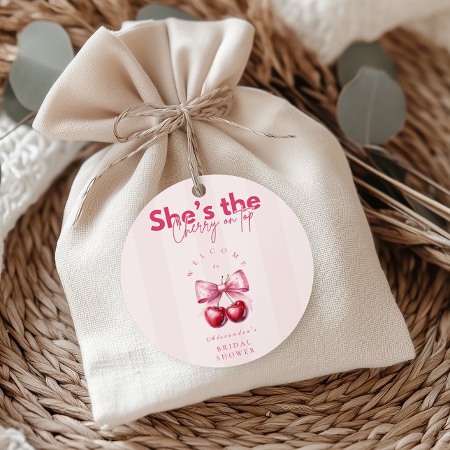 Adesivo Chuva de Noiva Cereja no Topo (Criador carregado)