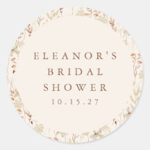 Chuva de Noiva Floral Flores de Prado Rústico Boho