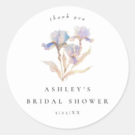 Adesivo Chuva de Noiva Floral Íris Elegante