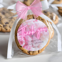 Chuva de Noiva Floral Rosa Sonhadora Romântica com