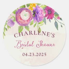 Adesivo Chuva de Noiva Mulberry e Ivory Dream