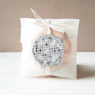 Adesivo Chuva de Noiva Retro Disco Groovy Prata